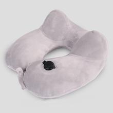 U-Shaped Inflatable Neck Pillow for Travel Comfort
