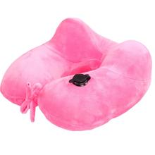 U-Shaped Inflatable Neck Pillow for Travel Comfort